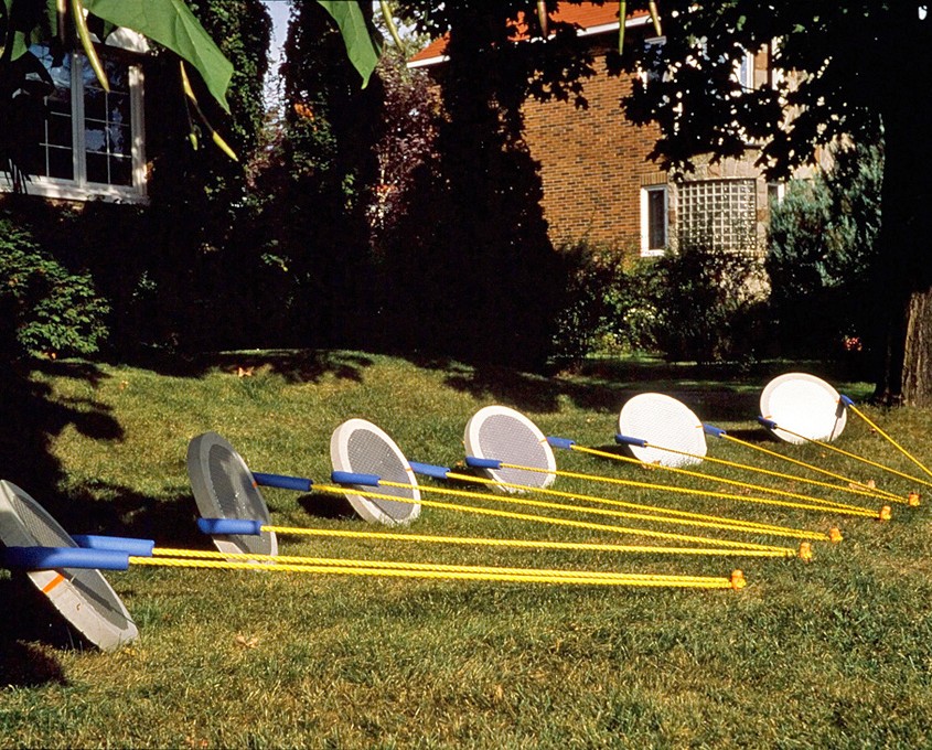 Marquage deux - (6 éléments) installation - 1998